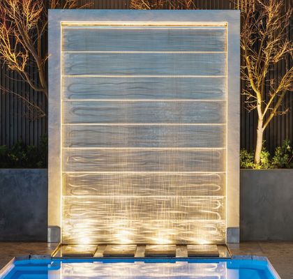 stainless steel water features