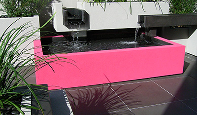 south melbourne rooftop water feature h2o designs