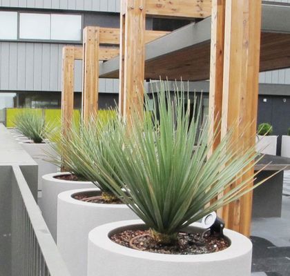 Smith & Co. Apartments custom planter boxes h2o designs