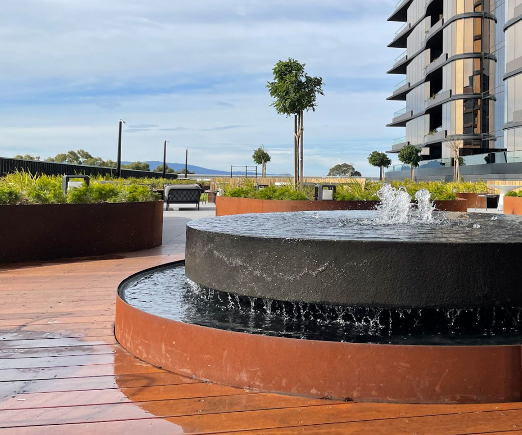 custom water features Melbourne by H2O Designs