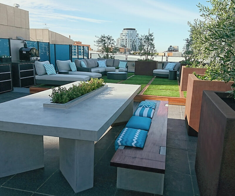 Custom Rooftop Gardens Melbourne H2O Designs