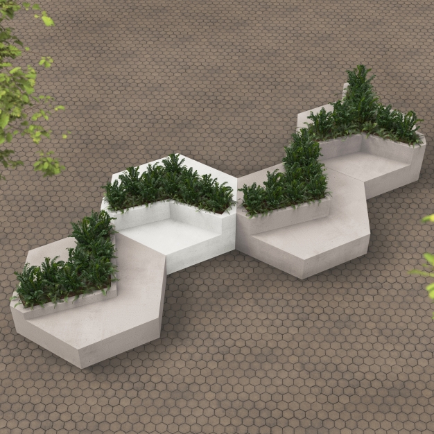 lightweight concrete planter boxes