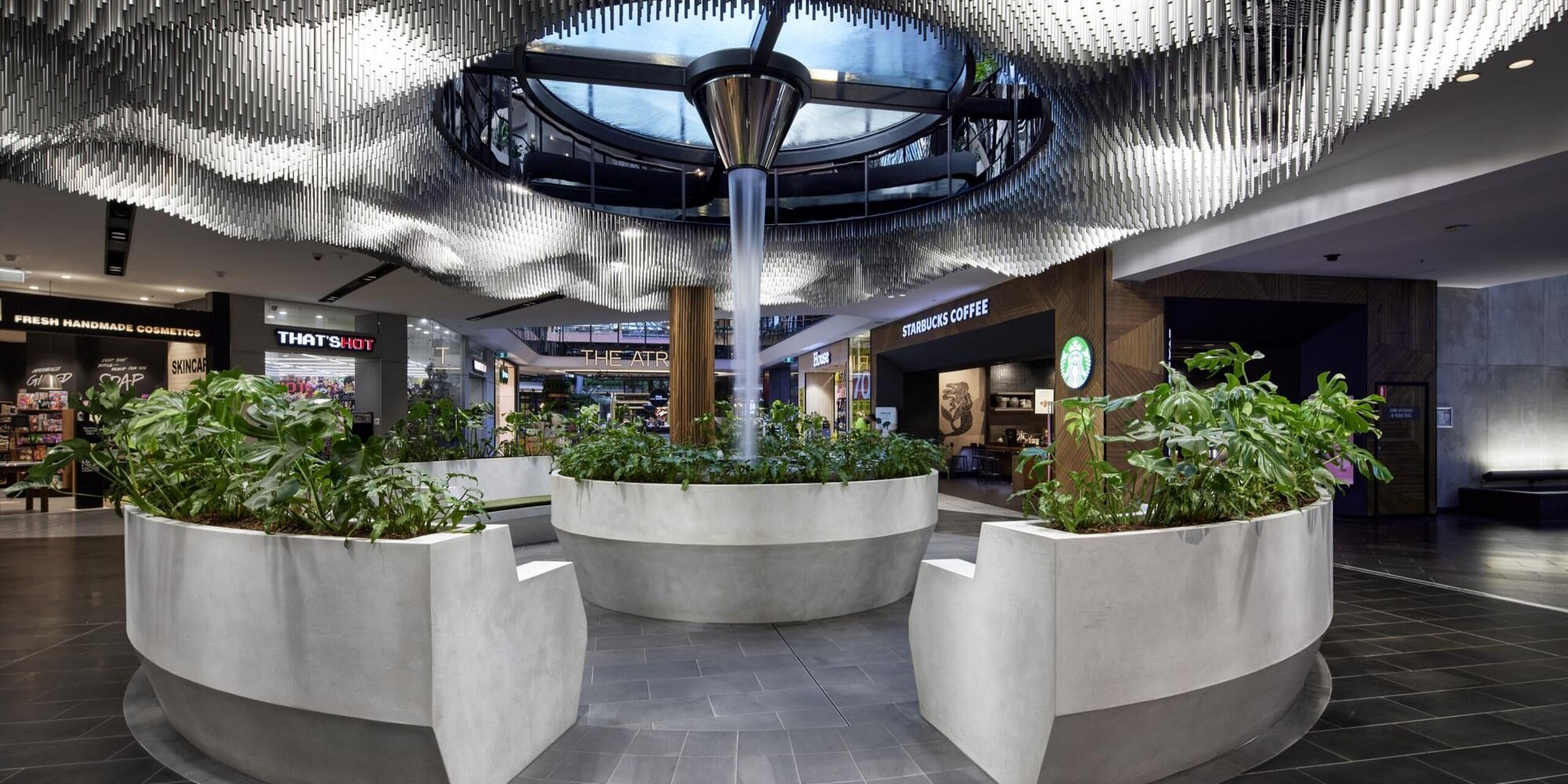 Custom Water Feature And Seating By H2O Designs For Highpoint.